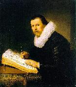Rembrandt van rijn Portrait of a scholar. oil painting
